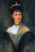 Philip Alexius de Laszlo Empress Elisabeth of Austria Spain oil painting artist